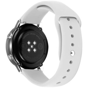 4wrist Silikonový řemínek pro Samsung Galaxy Watch - White 22 mm