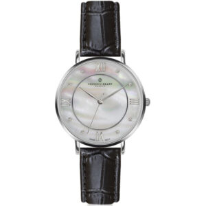 Frederic Graff Silver Liskamm Croco black Leather FAJ-B009S