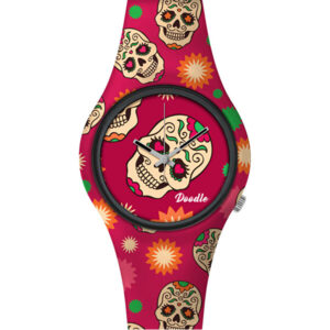 Doodle Calaveras Mood Red Skull DOCA001