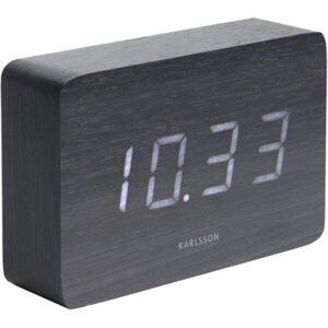 Karlsson Designový LED budík - hodiny KA5653BK