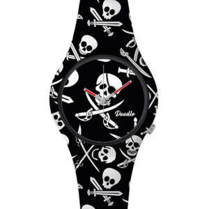 Doodle Skull Mood Black Pirates Skulls DOSK002