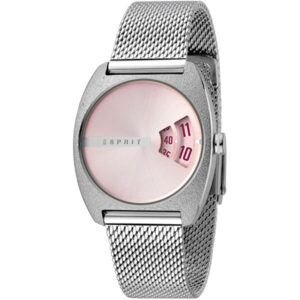 Esprit Disc Pink Silver Mesh ES1L036M0055