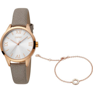 Esprit Pointy Grey Rosegold Set ES1L259L0045