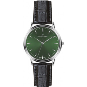 Frederic Graff Silver Grunhorn Croco Black Leather FAD-B001S