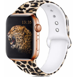 4wrist Silikonový řemínek pro Apple Watch - Leopardí 42/44/45 mm