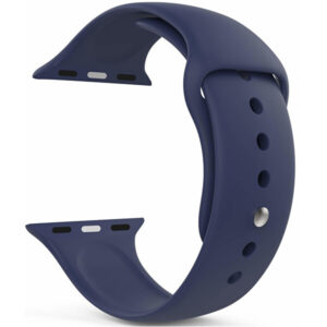 4wrist Silikonový řemínek pro Apple Watch - Tmavě modrý 42/44/45 mm - M/L