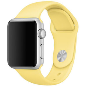 4wrist Silikonový řemínek pro Apple Watch - Žlutá 42/44/45 mm - S/M