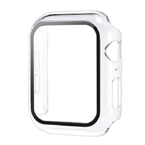 4wrist Pouzdro s temperovaným sklem pro Apple Watch - 38 mm Clear Transparent