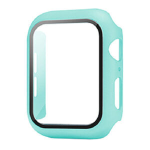 4wrist Pouzdro s temperovaným sklem pro Apple Watch - 38 mm Light Green