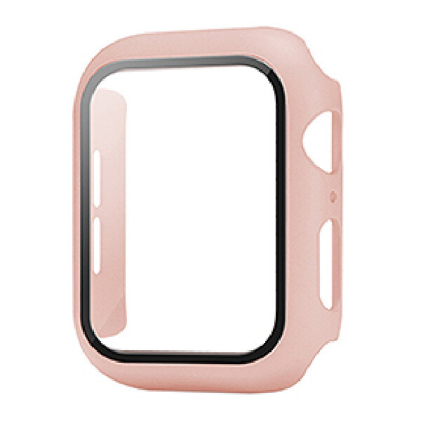 4wrist Pouzdro s temperovaným sklem pro Apple Watch - 38 mm Powder Sand