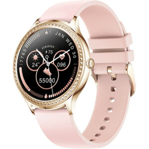 Wotchi Smartwatch W35AK - Gold-Pink Silicon